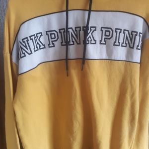 VS Pink | Yellow Logo Hoodie
